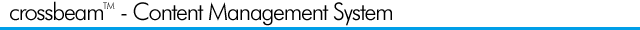crossbeam™ - Content Management System